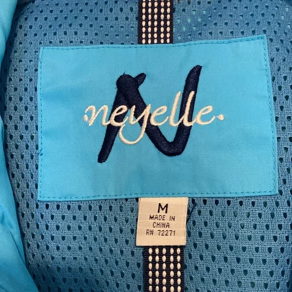 Neyelle lightweight jacket size medium in new like condition.  Easter egg blue - Picture 2 of 4